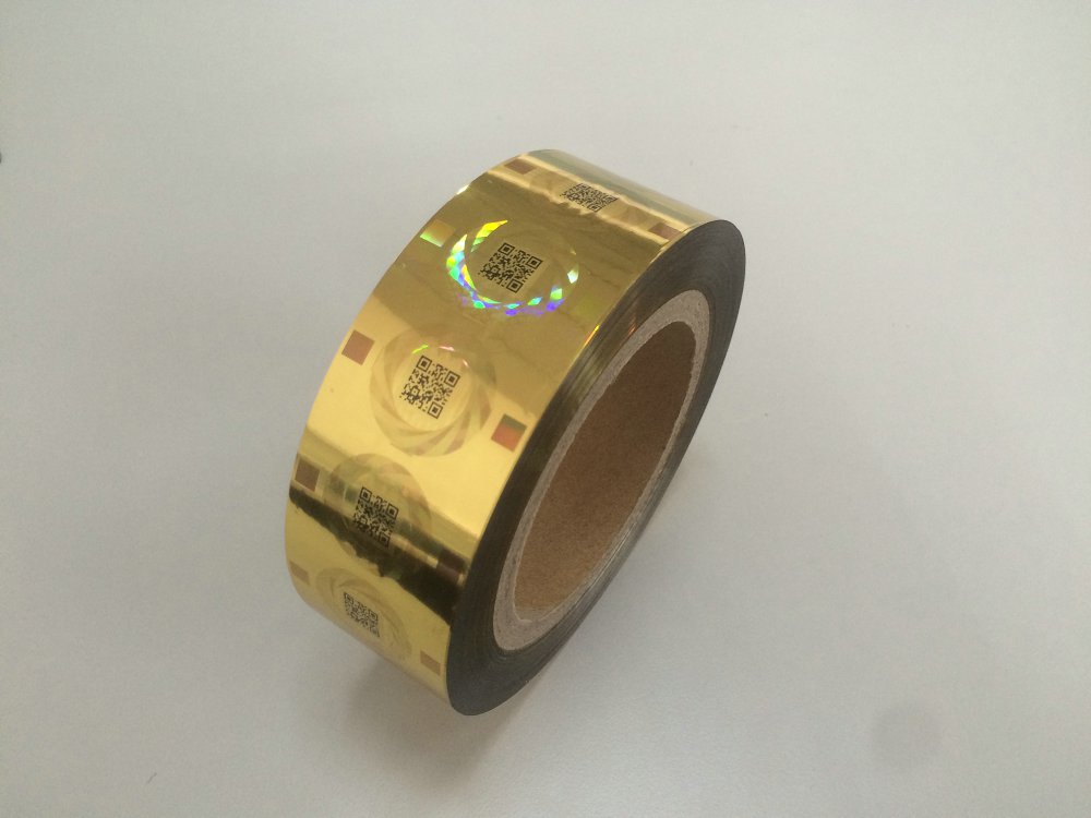 二维码定位烫金膜
