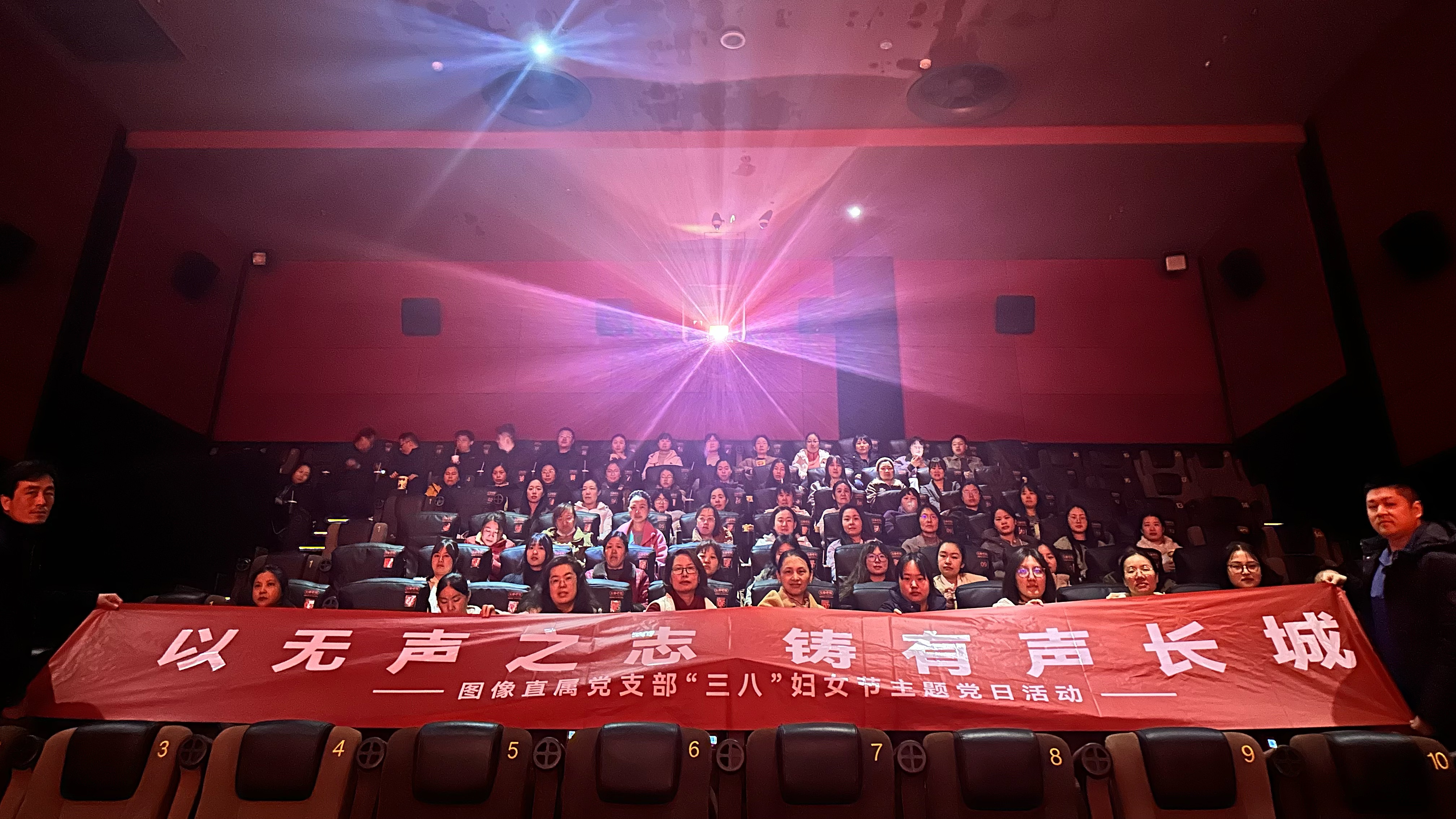 图像直属党支部“三八”妇女节主题党日观影活动